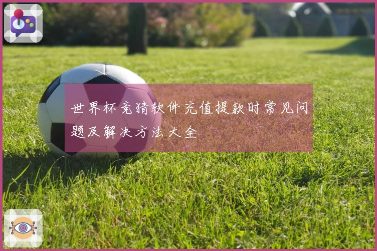 世界杯竞猜软件充值提款时常见问题及解决方法大全